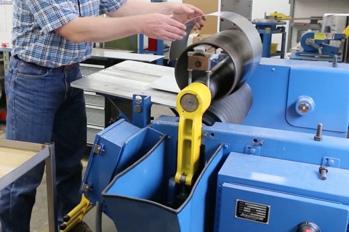One Pass Two Roll Bending One Pass Two Roll Bending