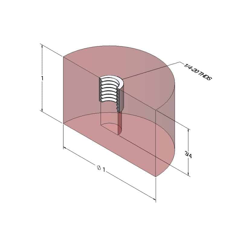 1" Round Bumper - ROF001 3 1" Round Bumper - ROF001