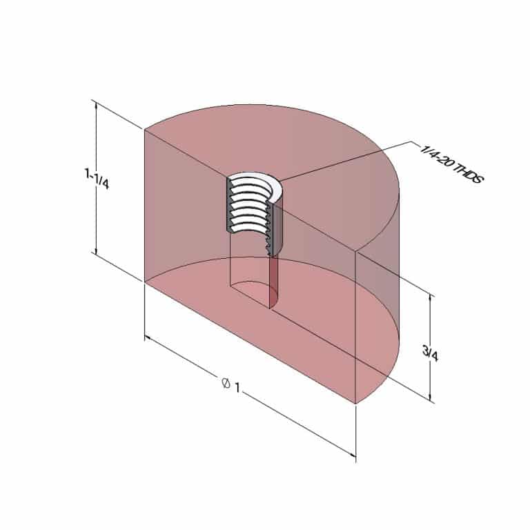 1-1/4" Round Bumper - ROF002 3 1-1/4" Round Bumper - ROF002