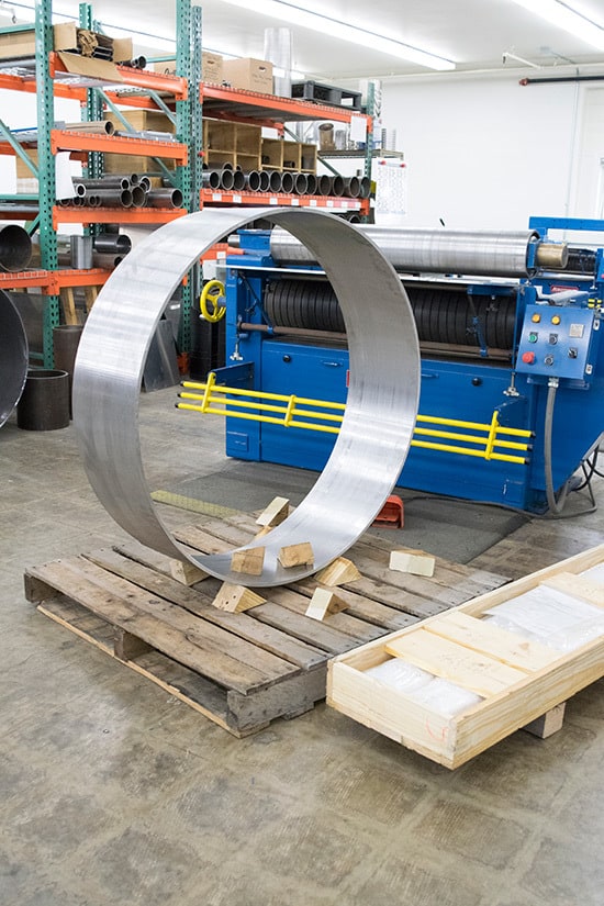 big roller urethane rolling machine